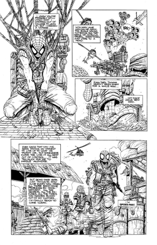 Illustration for article titled What if Spider-Man fought in Vietnam?